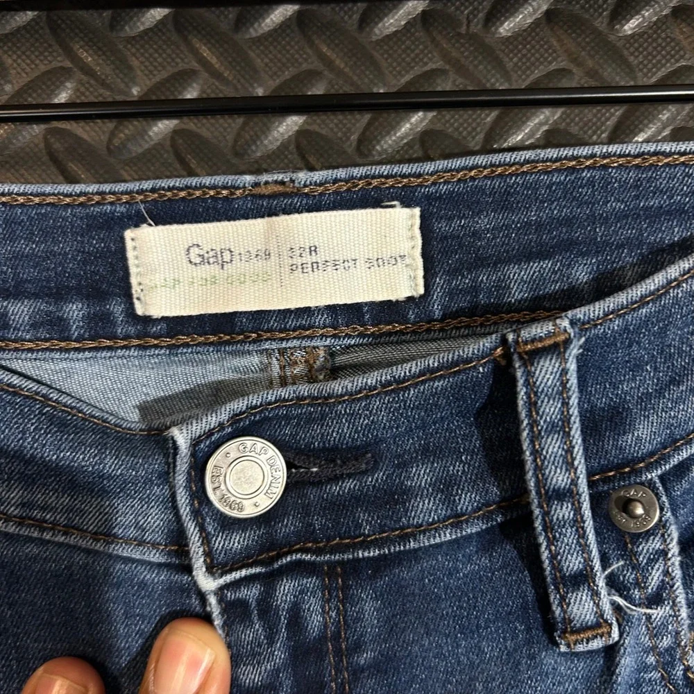 Gap Perfect Boot Blue High Rise Denim‎ Jeans Women's Size 32R